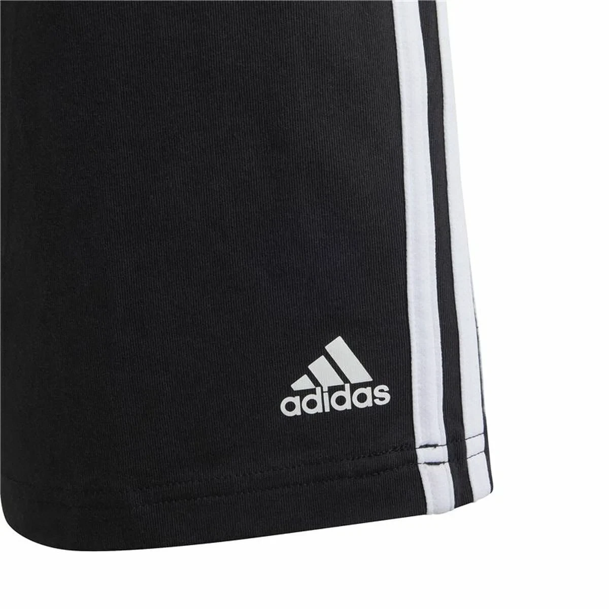 Pantalón corto Adidas Essentials Knit 3 bandas Infantil Unisex 11-12 años