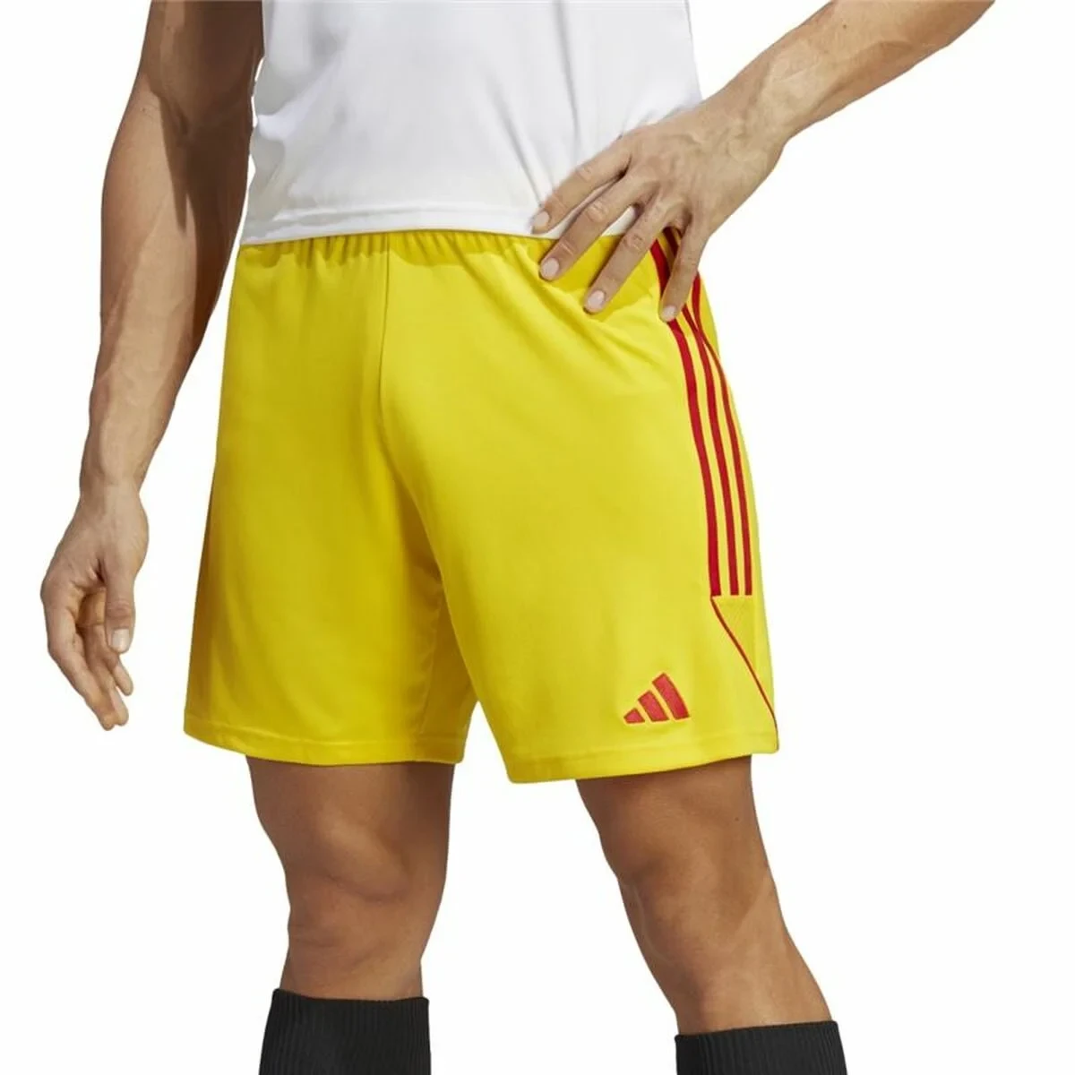 Pantalón de Entrenamiento de Fútbol para Adultos Adidas Tiro 23 Amarillo Hombre