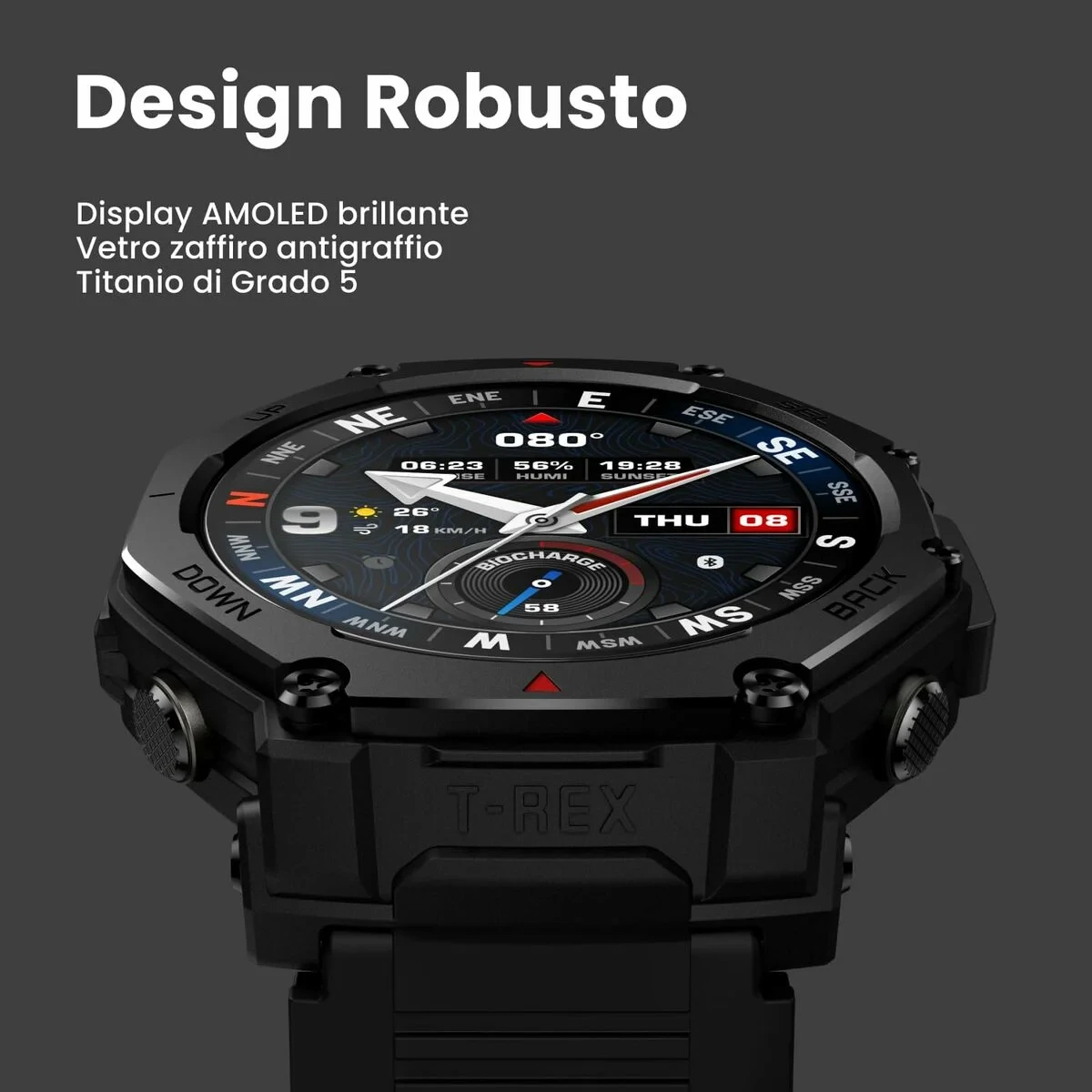 Smartwatch Amazfit W2443EU1N Negro 1,5"