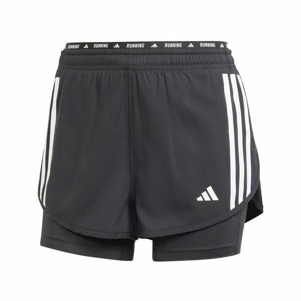 Pantalones Cortos Deportivos para Mujer Adidas Own the run 3S 2In1