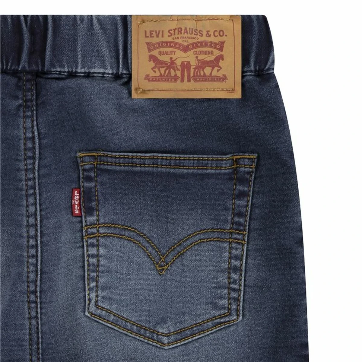 Pantalones Vaqueros Niño Levi's Lvb Skinny Fit Dobby Buckeroo Azul