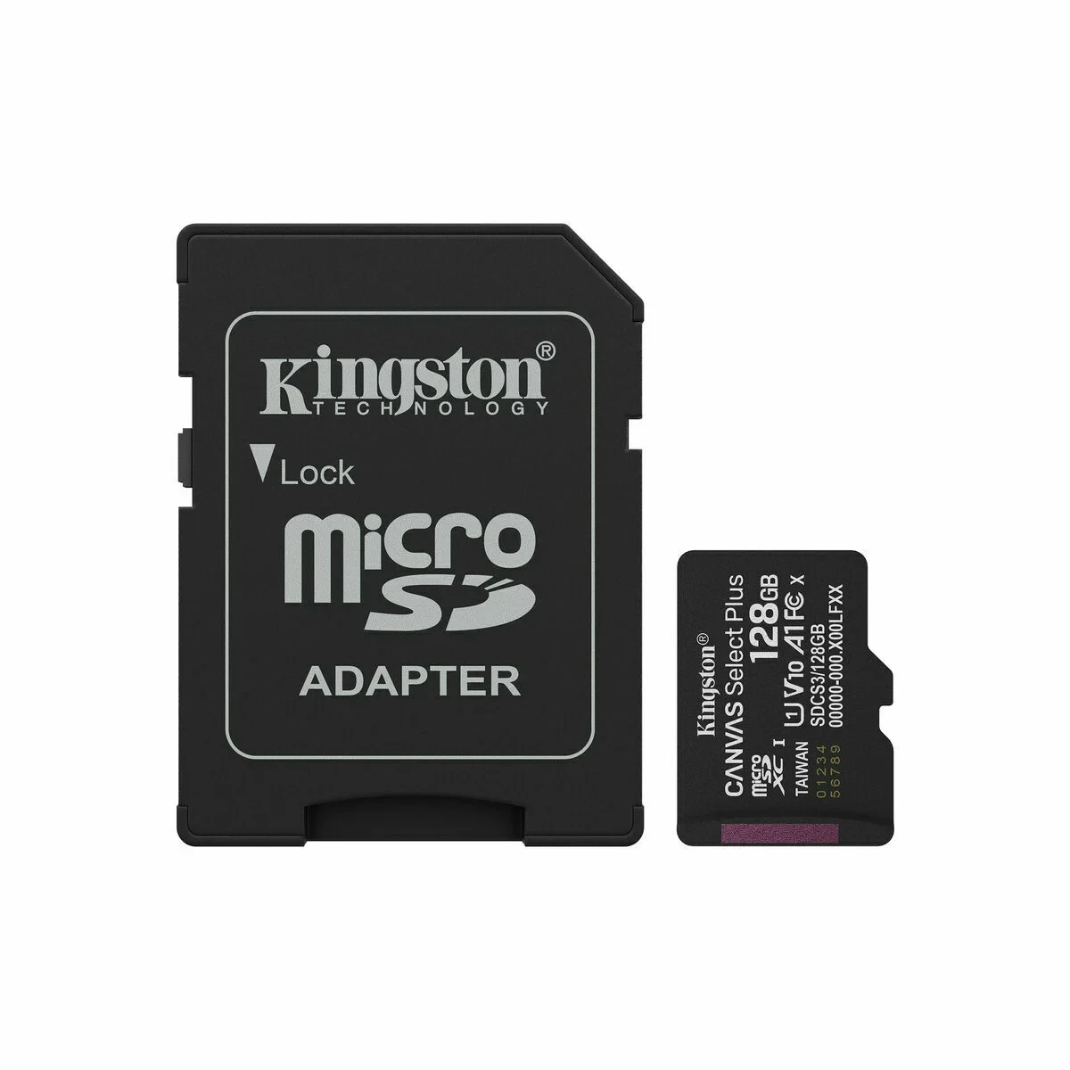 Tarjeta de Memoria Micro SD con Adaptador Kingston SDCS3/128GB 128 GB
