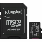 Tarjeta de Memoria Micro SD con Adaptador Kingston SDCS3/128GB 128 GB
