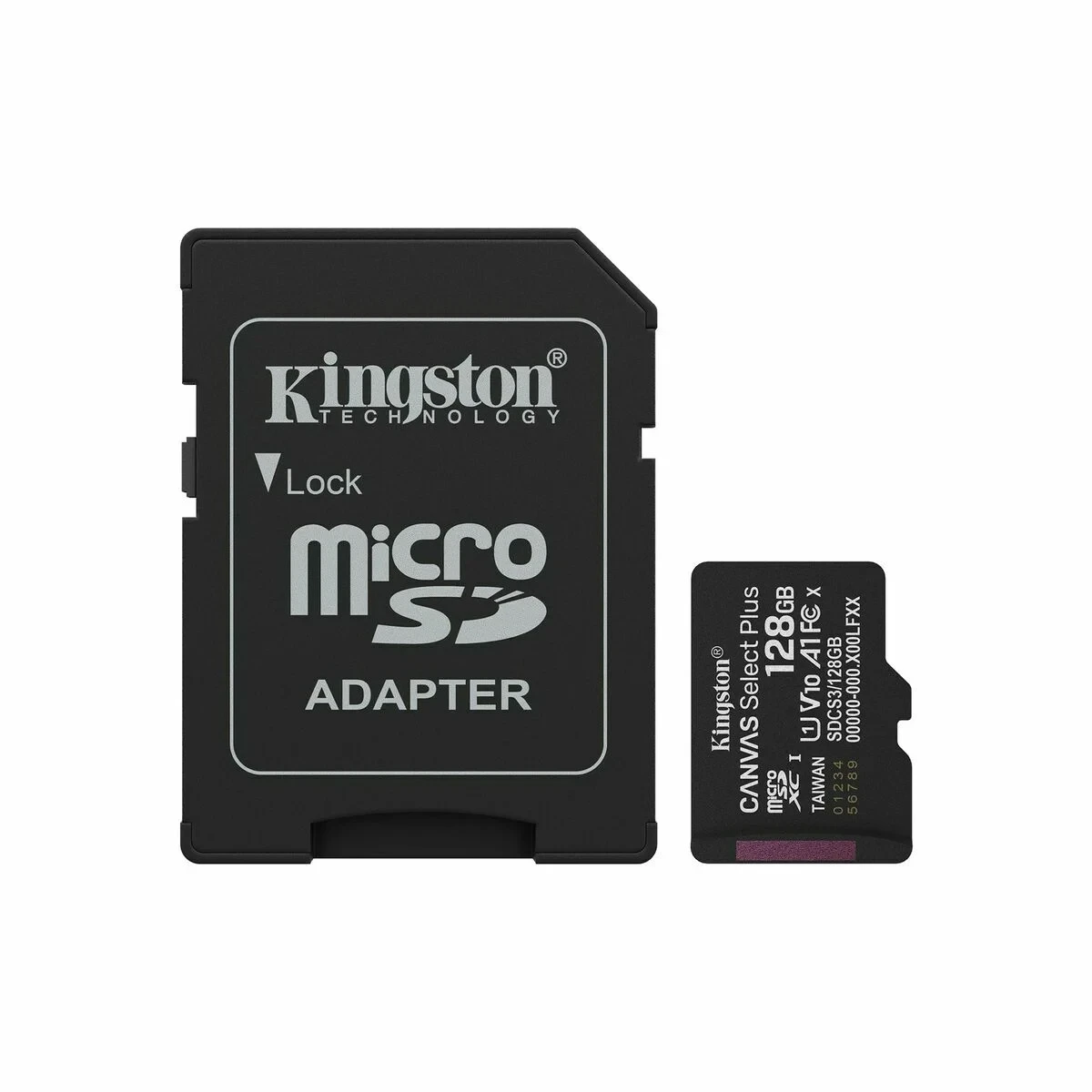 Tarjeta de Memoria Micro SD con Adaptador Kingston SDCS3/128GB 128 GB