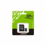Tarjeta de Memoria Micro SD con Adaptador Kingston SDCS3/128GB 128 GB