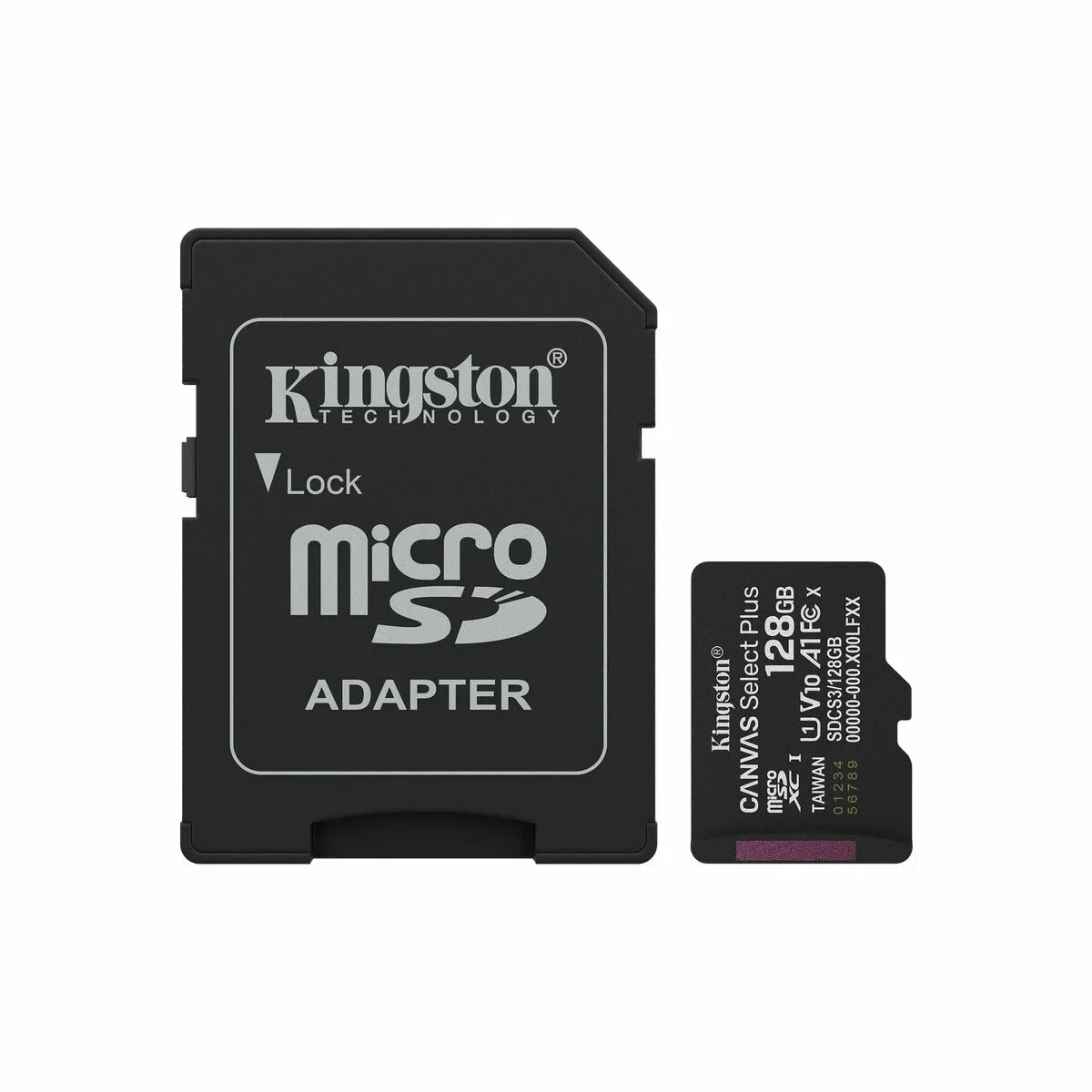 Tarjeta de Memoria Micro SD con Adaptador Kingston SDCS3/128GB 128 GB