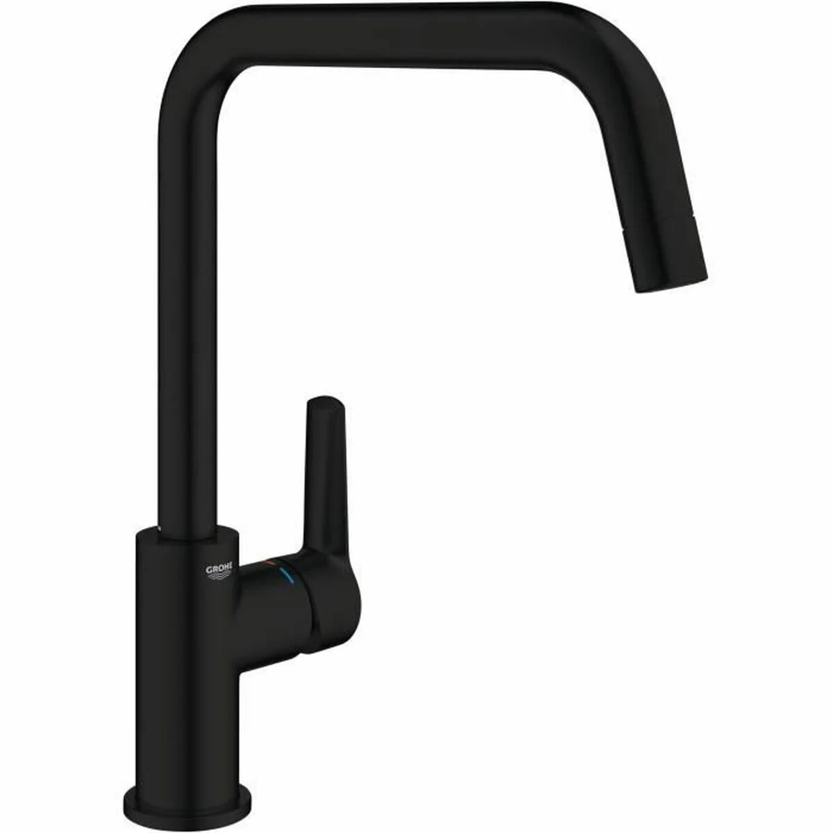 Grifo Monomando Grohe GROHE Start Negro Negro mate Latón Forma de C