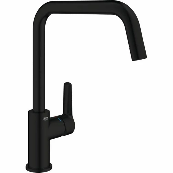 Grifo Monomando Grohe GROHE Start Negro Negro mate Latón Forma de C