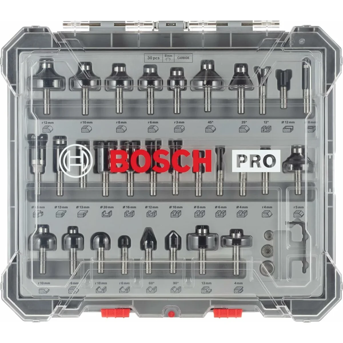 Set de accesorios BOSCH 2607017475 30 piezas