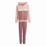 Chándal Infantil Adidas Tiberio 3-Stripes Colorblock Fleece Rosa
