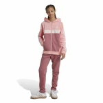 Chándal Infantil Adidas Tiberio 3-Stripes Colorblock Fleece Rosa