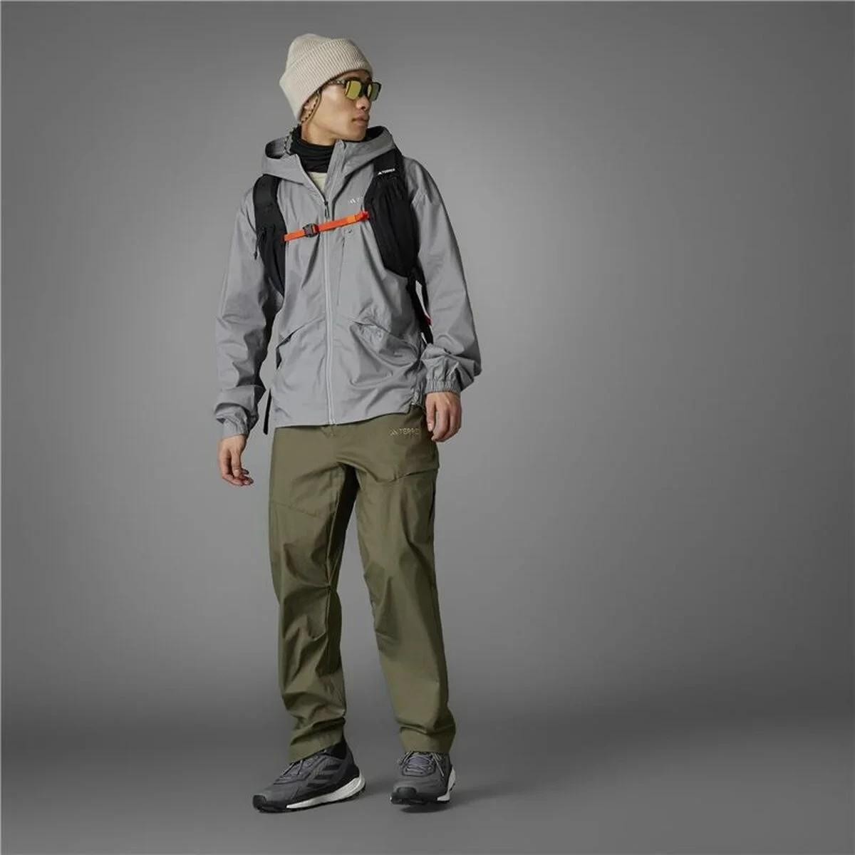 Chaqueta Cortavientos Adidas XPL Wind Gris