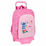 Mochila Escolar Lilo & Stitch Chill Rosa 33 x 42 x 14 cm