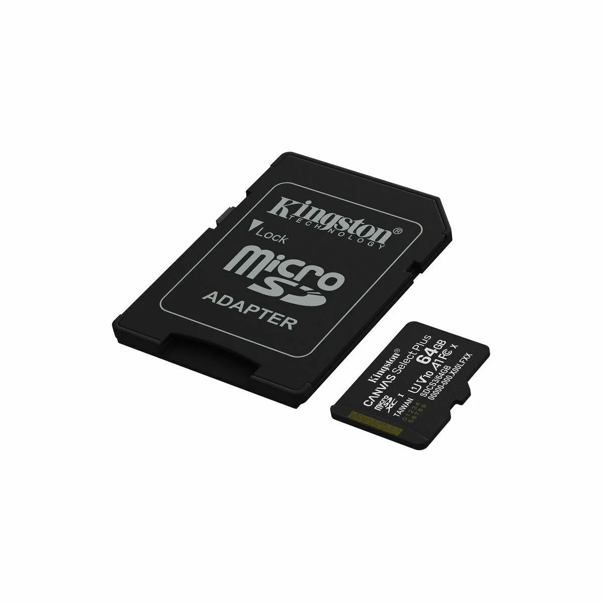 Tarjeta de Memoria Micro SD con Adaptador Kingston SDCS3/64GB 64 GB