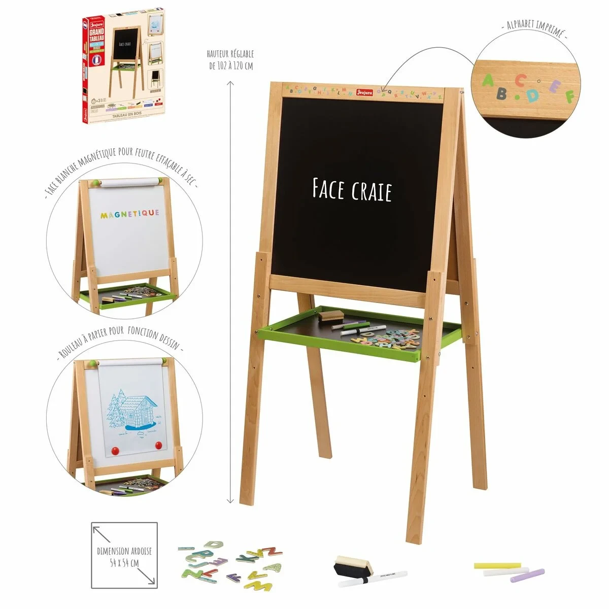 Pizarra de Doble Cara Jeujura