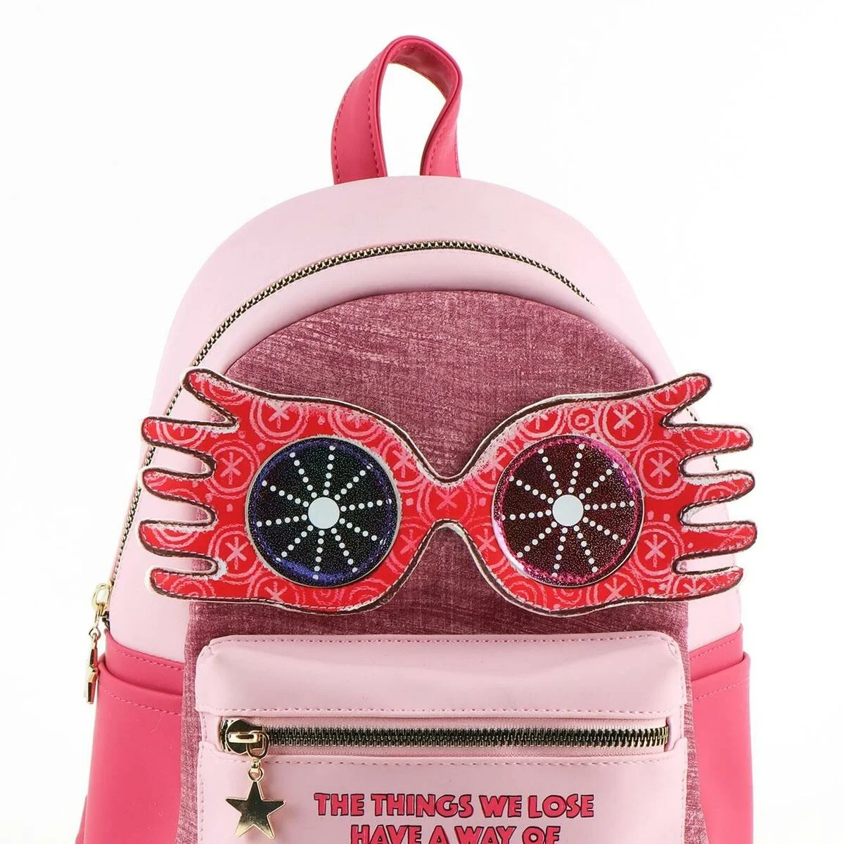 Mochila Escolar Harry Potter Fucsia