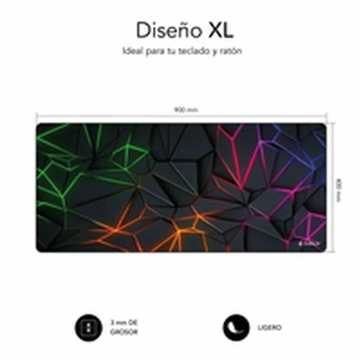 Alfombrilla de Ratón Subblim SUBMP-01PUW07