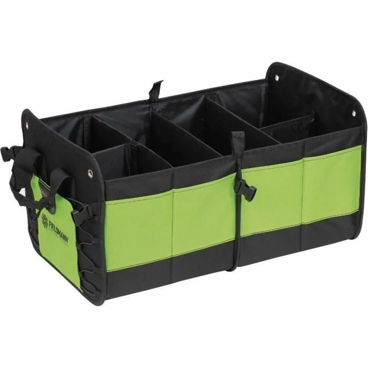 Organizador Plegable para Maletero de Coche Fieldmann Negro Verde Plástico