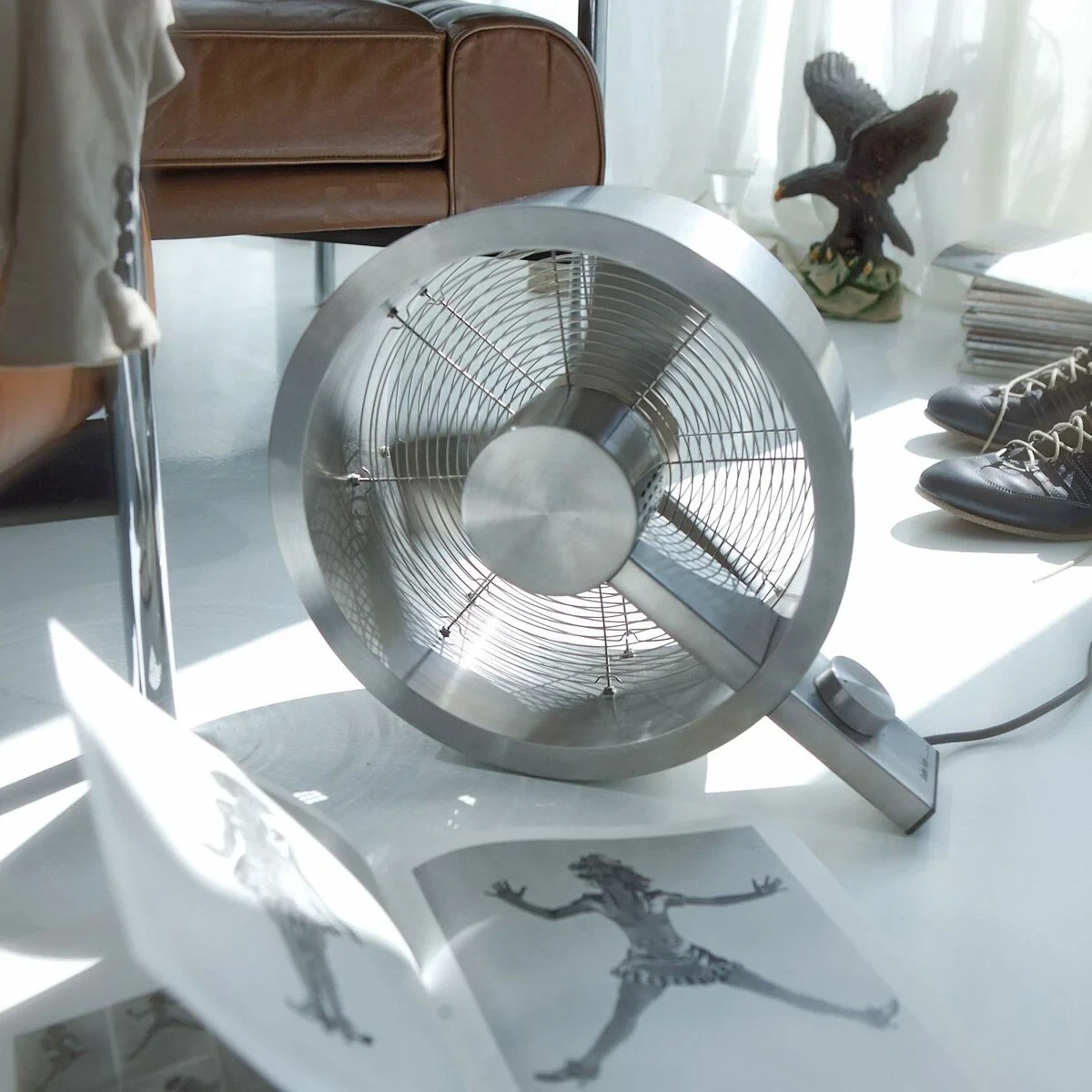 Ventilador de Sobremesa Stadler Form Plateado 35 W