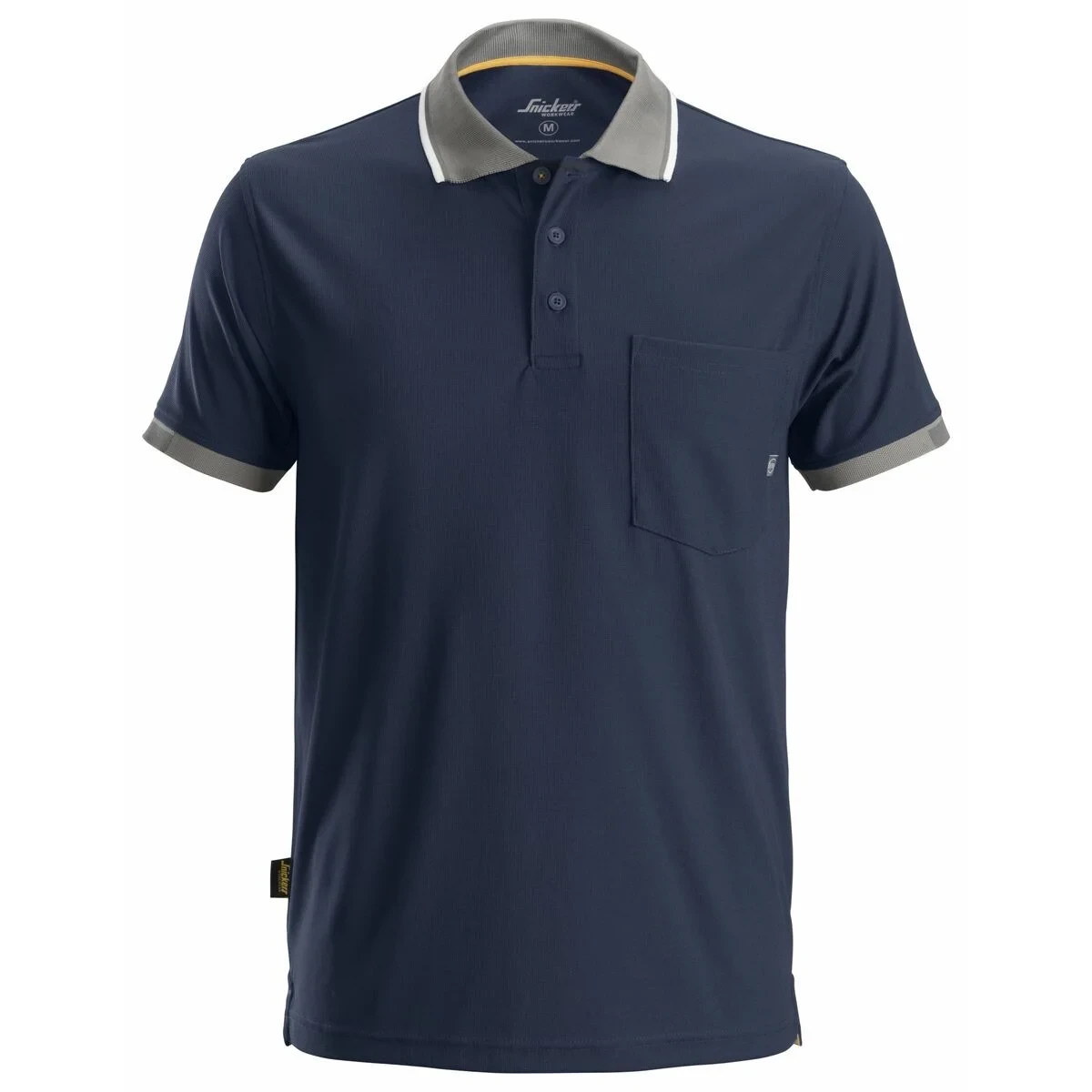 Polo de Manga Corta Hombre Snickers Workwear 2724 Polo AllroundWork Technology 37.5® Azul marino