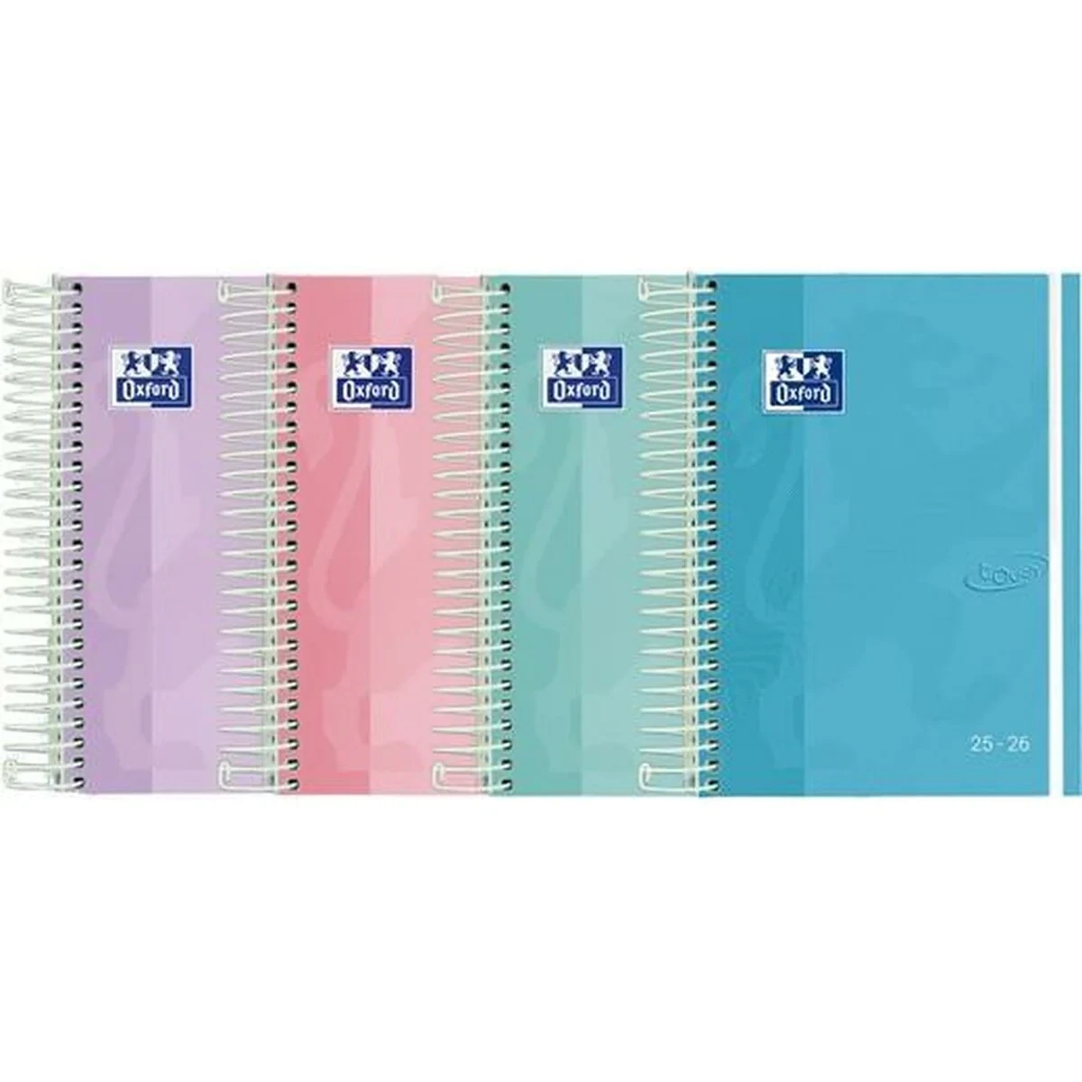 Agenda Oxford TOUCH 1/8 12 x 18 cm 2025-2026 (8 Unidades)