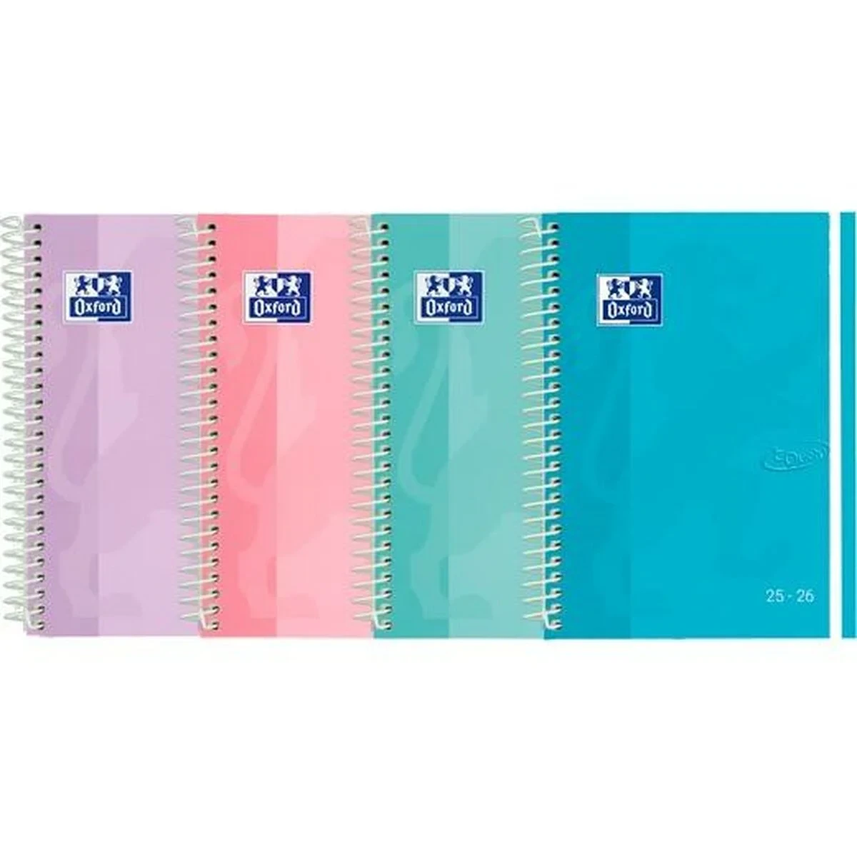Agenda Oxford TOUCH 1/4 15 x 21 cm 2025-2026 (10 Unidades)