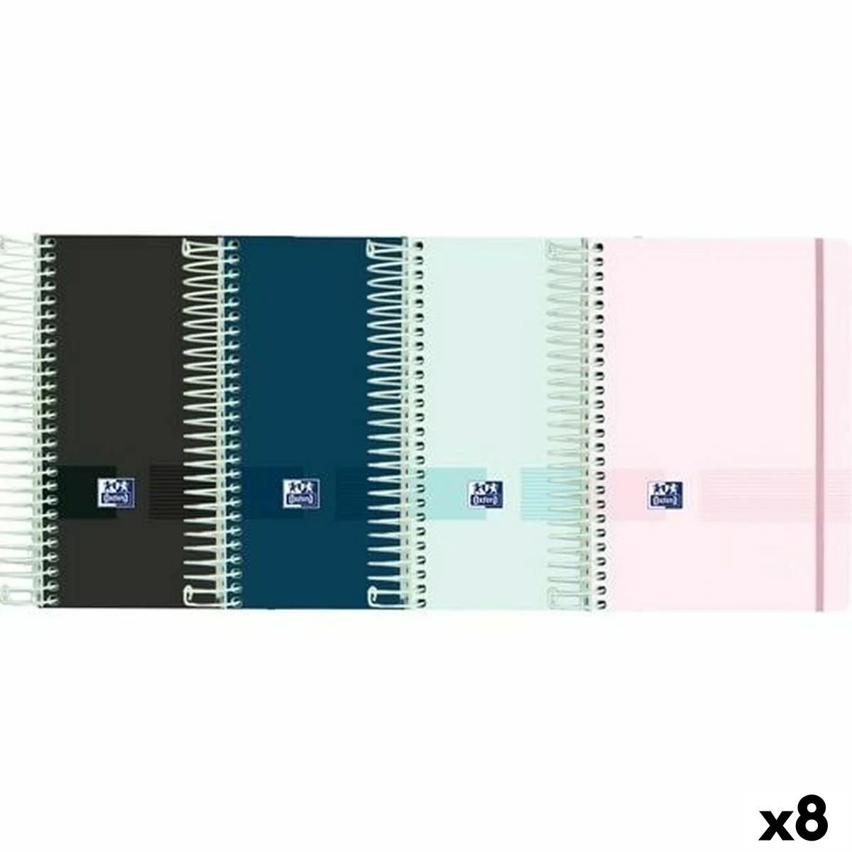 Agenda Oxford LIVE&GO 1/8 12 x 18 cm 2025-2026 (8 Unidades)