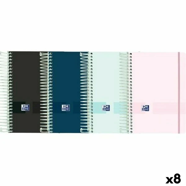 Agenda Oxford LIVE&GO 1/8 12 x 18 cm 2025-2026 (8 Unidades)