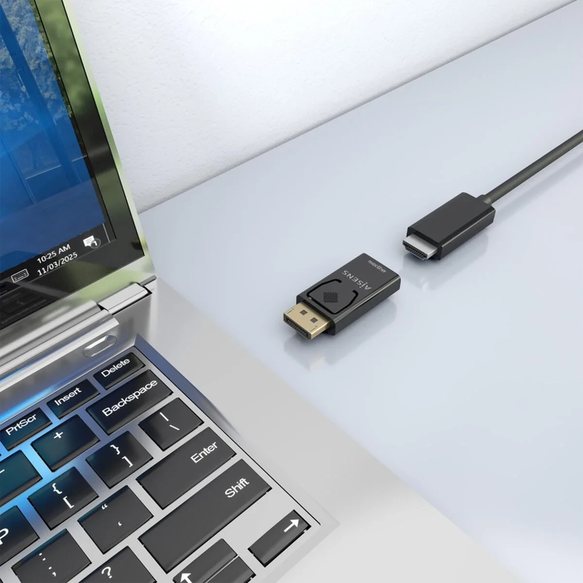 Adaptador DisplayPort a HDMI Aisens A125-0949 Negro
