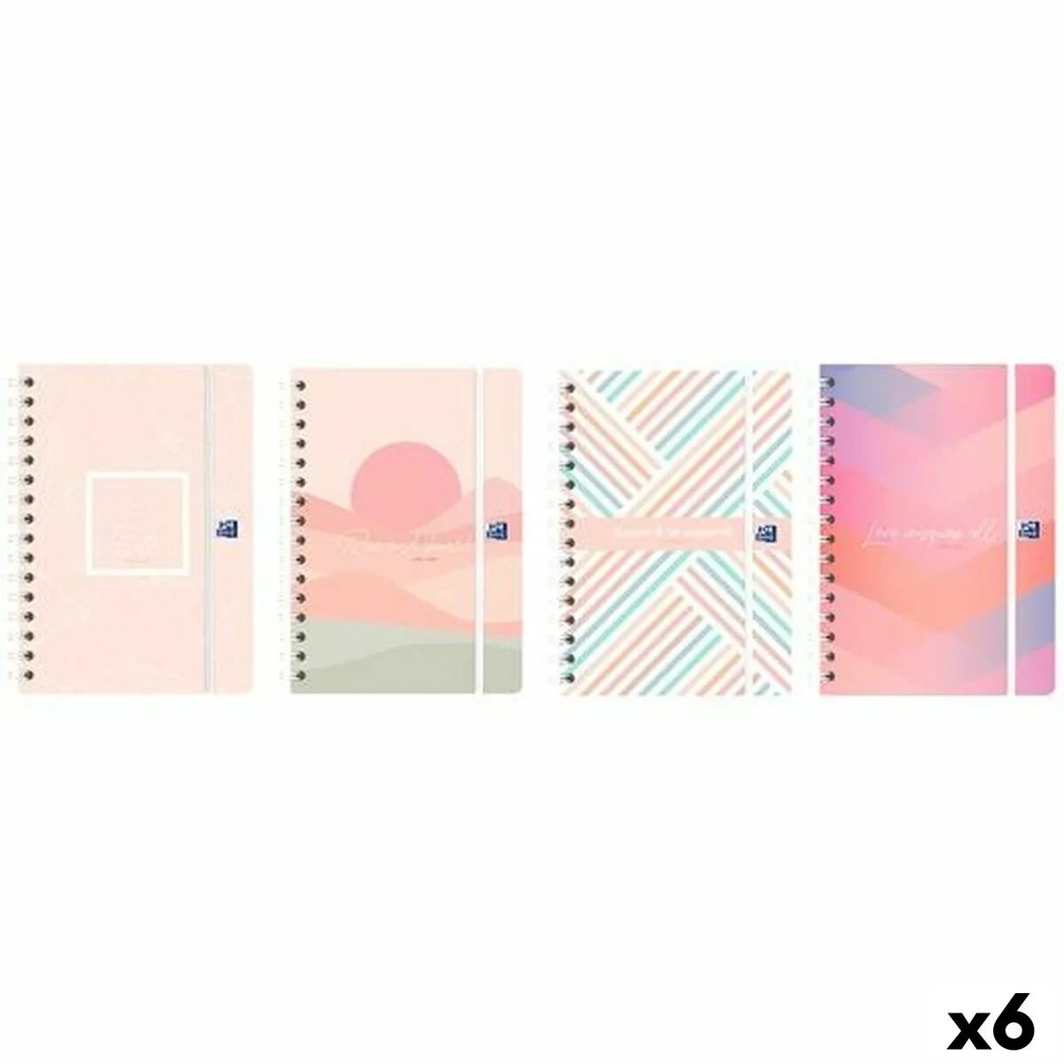 Agenda Oxford OXF&ME 1/4 15 x 21 cm 2025-2026 (6 Unidades)