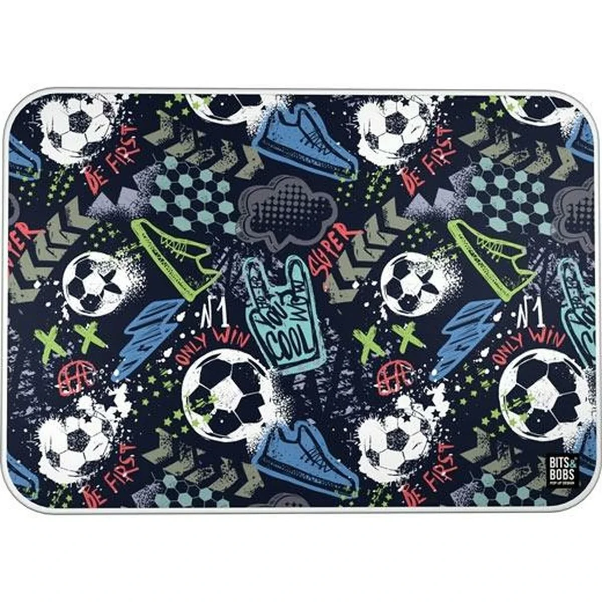 Alfombrilla protectora Bits&Bobs MATCH Multicolor PVC 47 x 33 cm Sobremesa (2 Unidades)