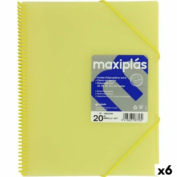 Carpeta Clasificadora Grafoplas Amarillo A4 (6 Unidades)