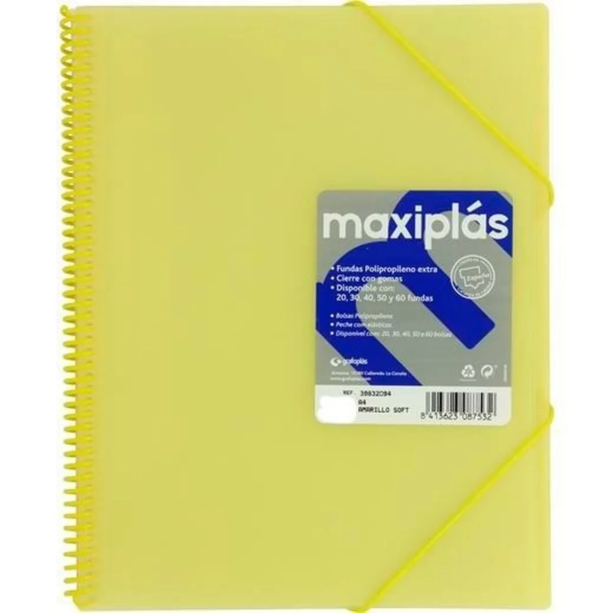 Carpeta Clasificadora Grafoplas Amarillo A4 (5 Unidades)