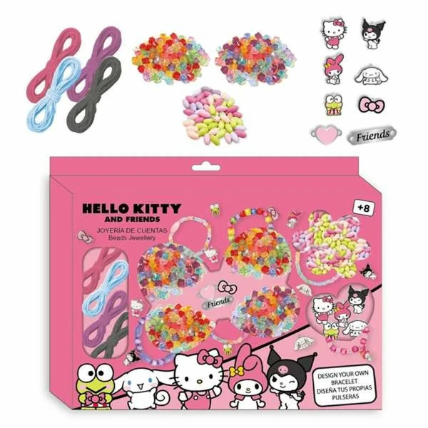 Kit Creación de Pulseras y Collares Hello Kitty Multicolor