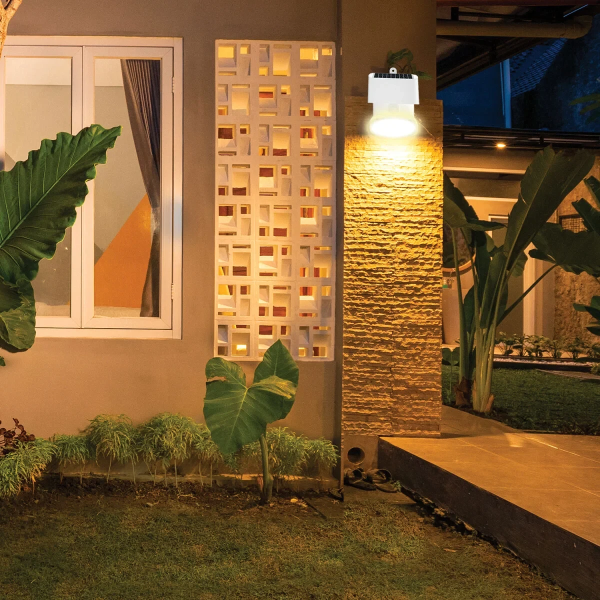 Lámpara solar Velamp SUGAR 14 W 4000 K 2000 Lm Negro