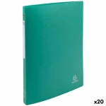 Carpeta de anillas Exacompta Verde oscuro A4 (20 Unidades)