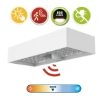 Aplique de Pared Velamp TEGEL Negro Policarbonato 6 W 800 lm (4000 K)