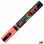 Marcador BRUSH POSCA PC-5BR Coral (6 Unidades)