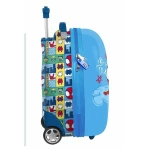 Trolley de Cabina Stitch RESCUE Azul Rojo 28 x 43 x 23 cm