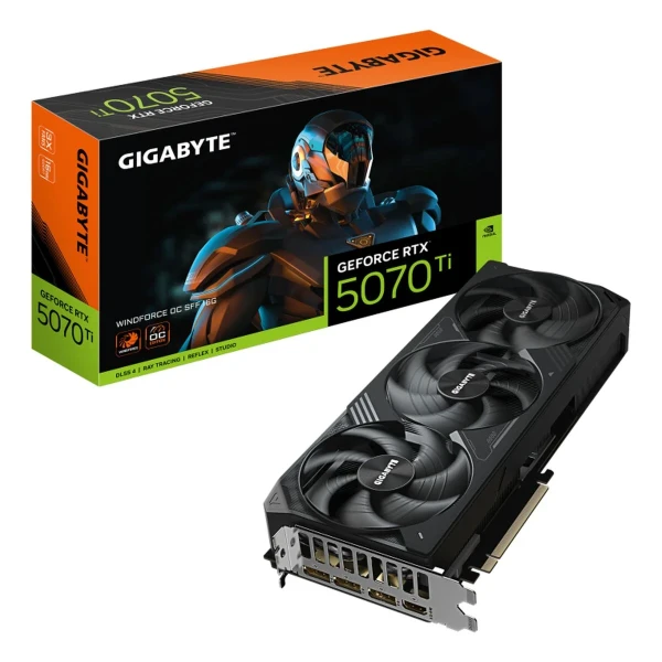 Tarjeta Gráfica Gigabyte 9VN507TWO-00-G10 nvidia geforce rtx 5070 ti 16 GB GDDR6 GDDR7