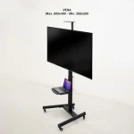 Auriculares TooQ FS1184M-B 70" 37" 80 kg