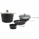 Batería de Cocina Baumalu Negro 4 Piezas
