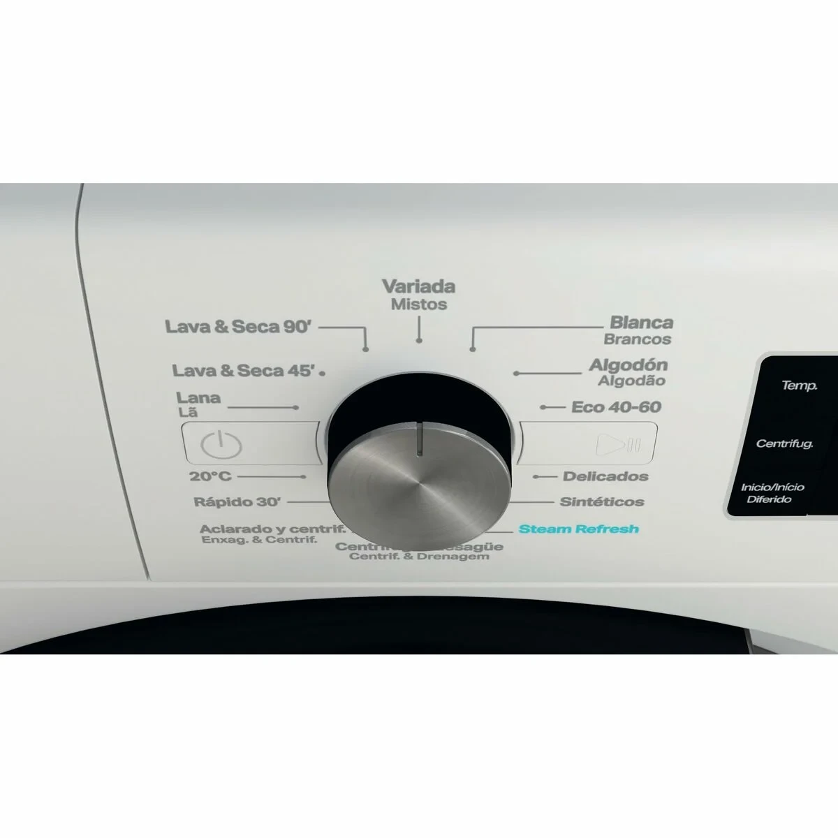 Lavadora - Secadora Whirlpool Corporation FFWDB964489BVSP 1400 rpm 9 kg 6 Kg