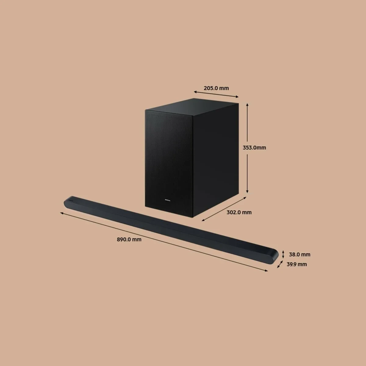 Barra de Sonido Samsung HW-S700D/ZF Negro
