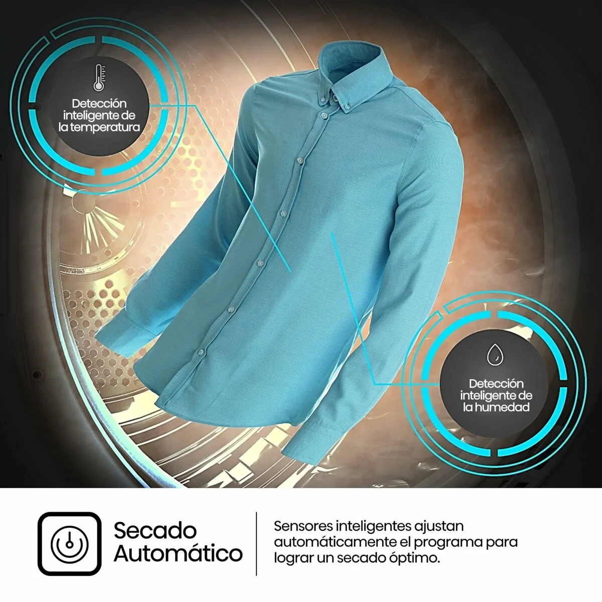 Secadora Hisense DH3S902BW3 9 kg