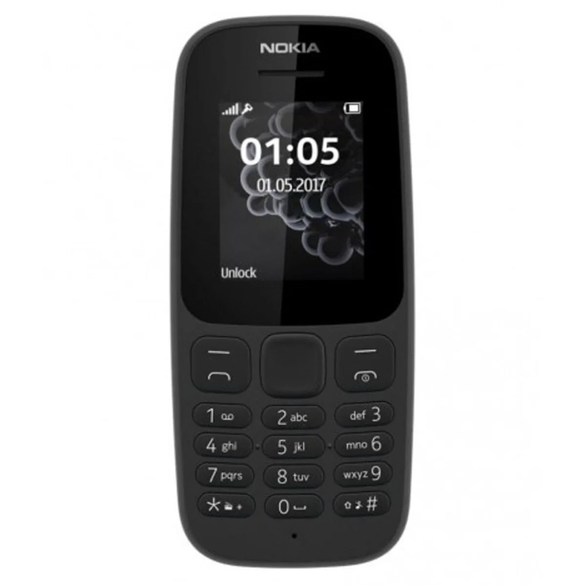 Teléfono Móvil Nokia 105 DualSIM 1,45" Negro