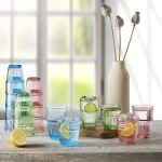 Vaso de agua Bormioli Rocco Barshine Verde Vidrio 300 ml (6 Unidades)