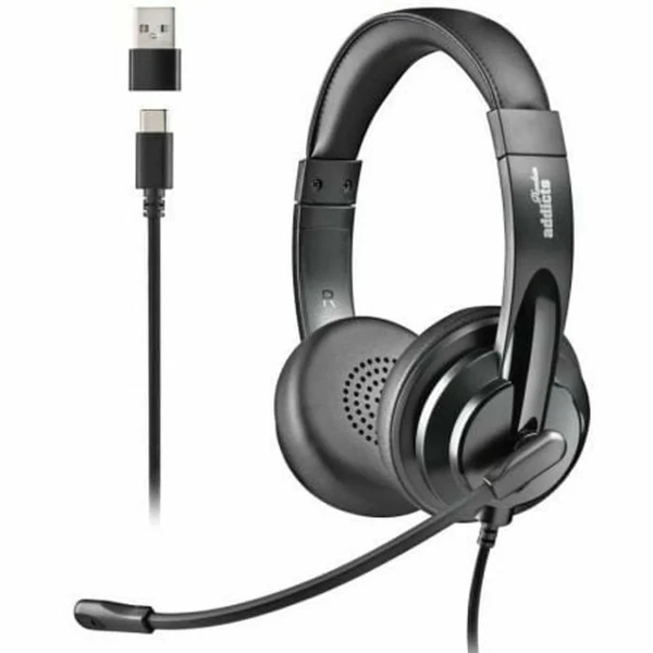 Auriculares NGS VOX605USBC Negro