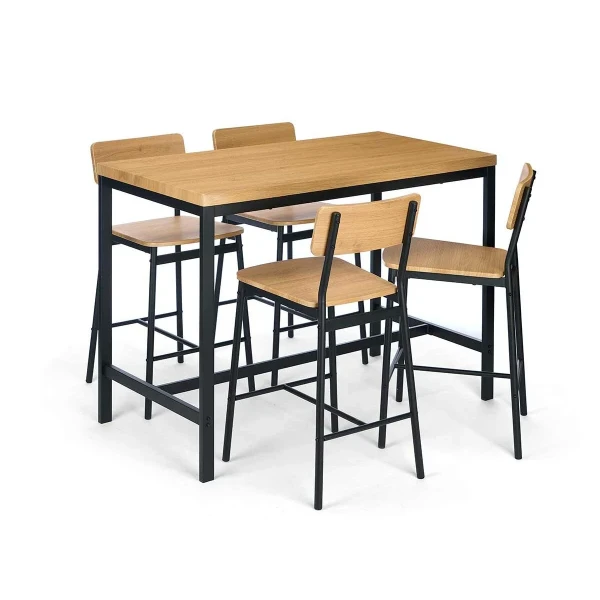 Conjunto de Mesa con 4 Sillas Gift Decor