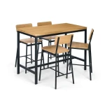 Conjunto de Mesa con 4 Sillas Gift Decor